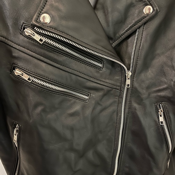 Leather Biker Jacket - Picture 4 of 6